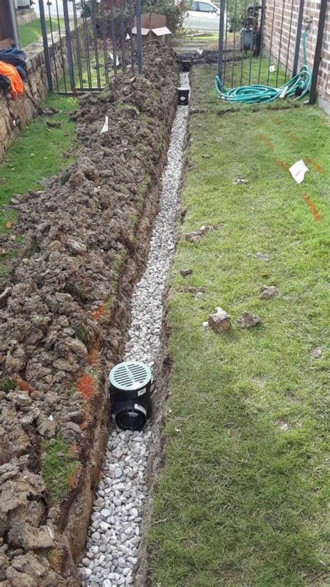 French Drain Installation Examples | Lawn & Landcare