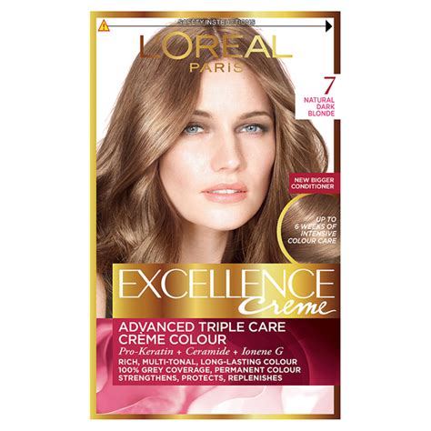 L'Oreal Excellence Creme Hair Color 7 Natural Dark Blonde 1 kpl – 8.95