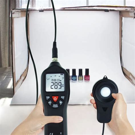 Portable Light Lux Meter Digital Instrument 0-200,000 Lux Measurement ...