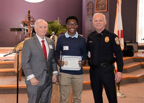 3 Students Recognized By Hoover Police Chief | Hoover, AL Patch