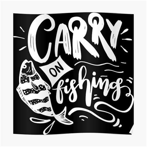 "Fishing Lettering Quotes - Carry On Fishing - fishing saying - fishing ...