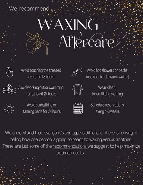 Waxing Aftercare