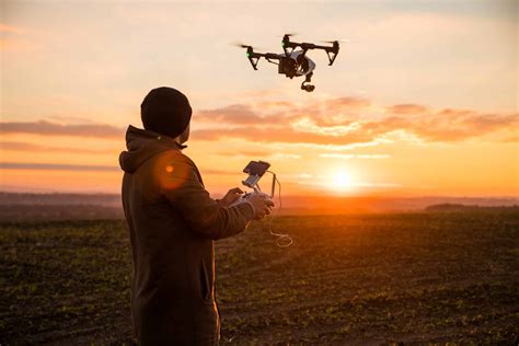 Drone Operator at Sunset - Coverdrone Europe