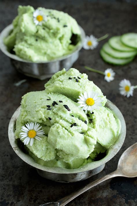 Wasabi and Cucumber Ice Cream • Green Evi