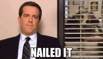 Nailed It The Office GIF - Find & Share on GIPHY