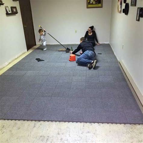 Floating Interlocking Basement Flooring Tiles – Flooring Tips