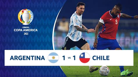 HIGHLIGHTS ARGENTINA 1 - 1 CHILE | COPA AMÉRICA 2021 | 14-06-21 - YouTube