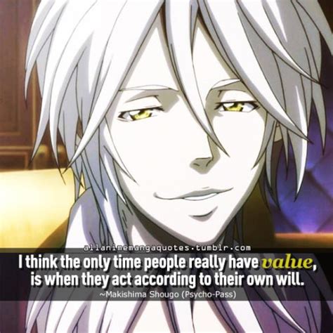 The source of Anime & Manga quotes | Psycho pass quotes, Psycho pass ...