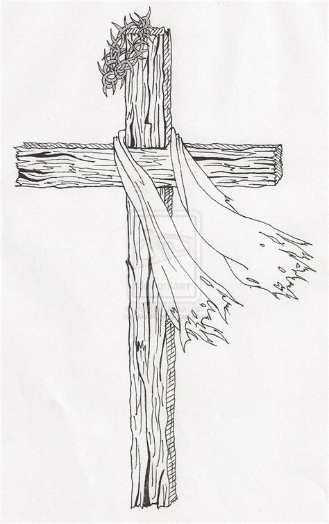 Crown Of Thorns Sketch at PaintingValley.com | Explore collection of ...