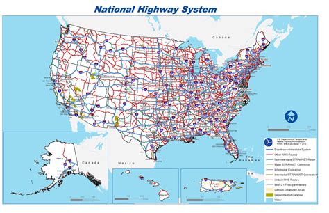 Map Of Usa Freeways – Topographic Map of Usa with States