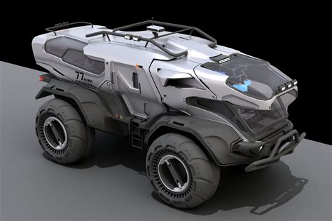 3d concept sci fi vehicle by Oleg_ Ovigon | Concept vehicles sci fi ...