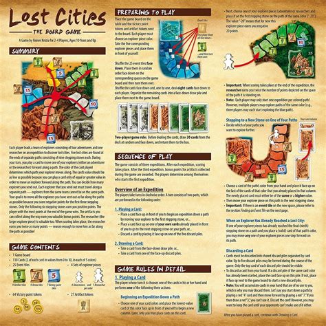 Lost Cities - The Board Game - Toy Sense