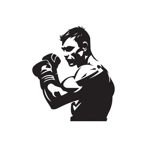 Boxing Fighter Vector Logo 27624879 Vector Art at Vecteezy