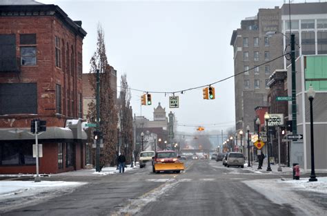 Downtown Jackson Michigan in Winter Photo by Michigan Muni… | Flickr