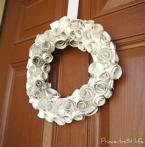 Proverbs 31 Life: Toilet Paper Roll Wreath