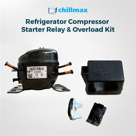 Refrigerator Compressor Starter Relay & Overload Kit | Spare parts