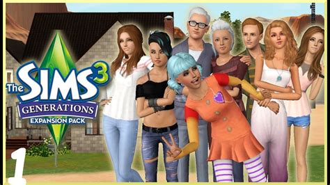 Let's Play: The Sims 3 Generations - (Part 1) - Create A Sim - YouTube