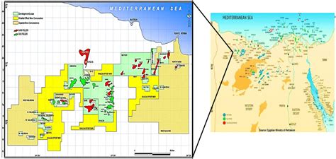 Location map of Egypt's Western Desert oilfields and Khalda Ridge ...