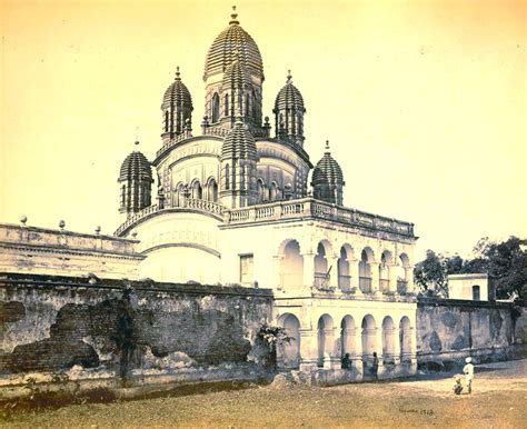 Dakshineswar Kali Temple Vintage View - Sriti O Chetona