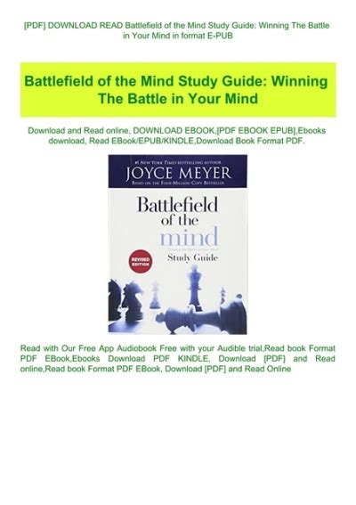 [PDF] DOWNLOAD READ Battlefield of the Mind Study Guide Winning The ...