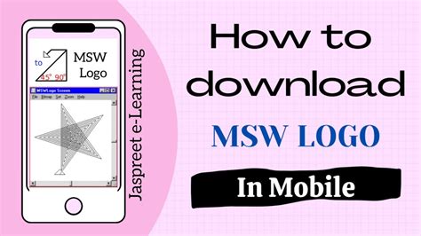 How to download MSW LOGO in mobile | logo programming | starting with ...