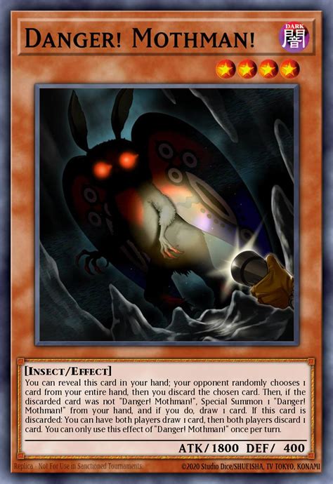 Danger! Mothman! - Yu-Gi-Oh! Card Database - YGOPRODeck