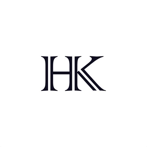 Letter HK logo design 7932452 Vector Art at Vecteezy