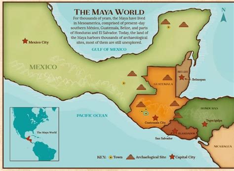 Maya Area Map