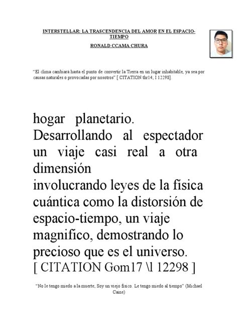 Interstellar | PDF | Naturaleza | Science