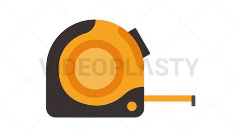 Measure Tape Icon [Royalty-Free Stock Animation] | VideoPlasty