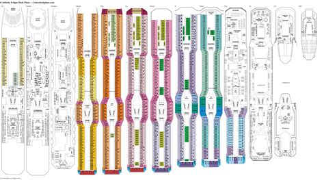 Celebrity Eclipse Vista Deck Plan Tour