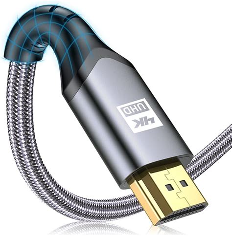 4K HDMI Cable 16.4ft,AviBrex [Upgraded] HDMI 2.0 Cable High Speed ...