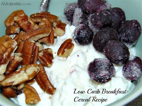 Quick and Easy Low Carb Breakfast Cereal Recipe | A Midlife Wife