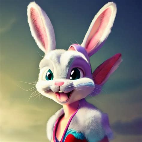 Lola Bunny fan art, deviantart, octane render | Stable Diffusion