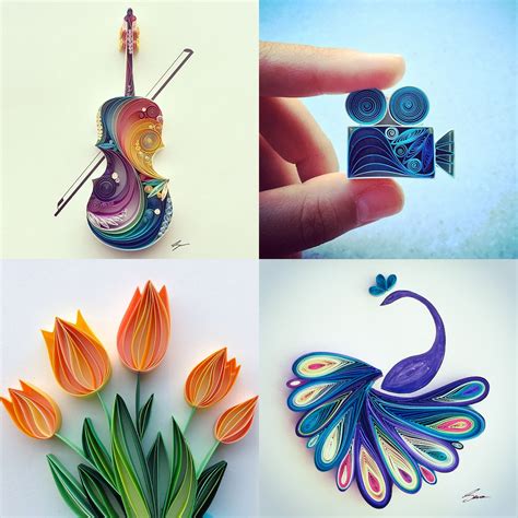 paper quilling ~ crafts and arts ideas