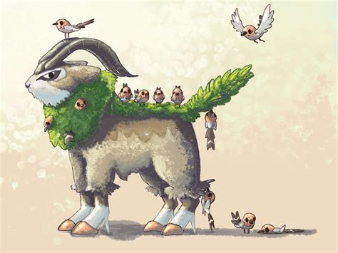 Gogoat, Fanart | Cute pokemon pictures, Pokemon art, Pokemon