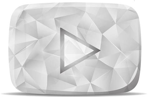 Youtube Silver Play Button Award 13191707 Vector Art at Vecteezy