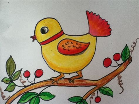 How To Draw A Bird For Kids Very Easy : Draw this bird by following ...