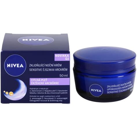 NIVEA FACE Soothing Night Cream For Sensitive Skin | notino.co.uk