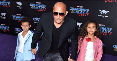 Vin Diesel and His Kids at Movie Premiere in LA April 2017 | POPSUGAR ...