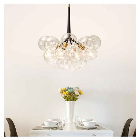 20 glass balls chandelier - YFactory