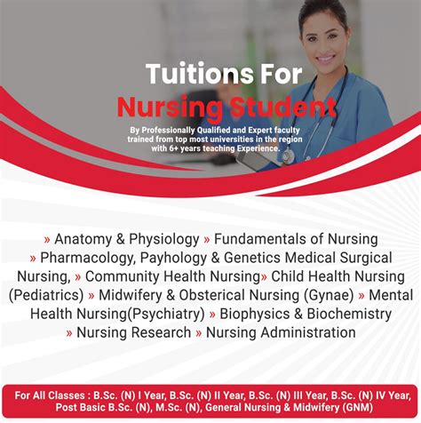 Nursing Tuition Classes GNM B.Sc. Post Basic M.Sc. Nursing