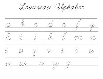 Cursive Uppercase And Lowercase Letter Tracing Worksheets! | lupon.gov.ph