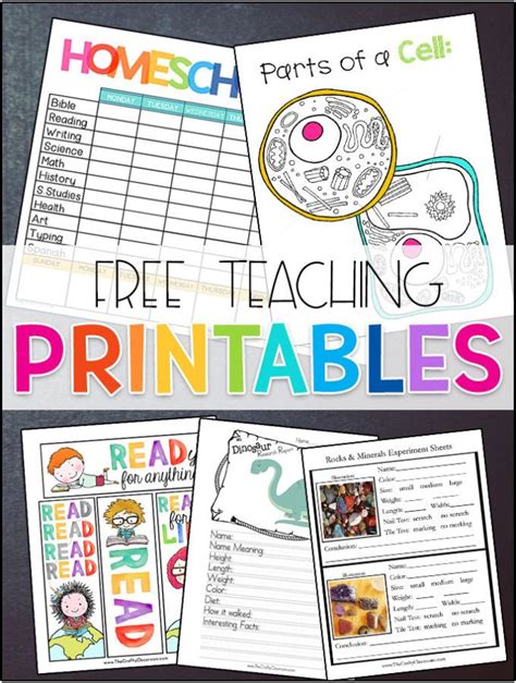 Homeschool Printables on The Crafty Classroom | Teaching printables ...