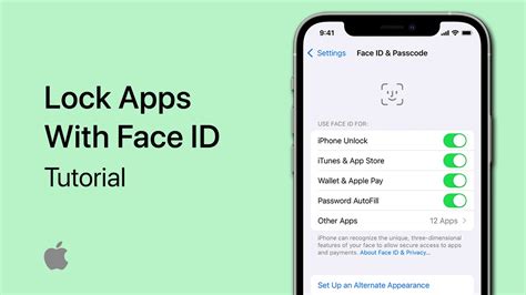 How To Lock Apps on iPhone with Face ID or Passcode! - YouTube