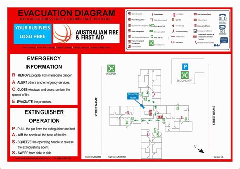 Evacuation Plan Template