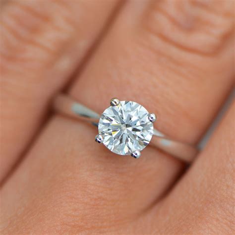 Best 22 1 Carat Diamond solitaire Engagement Ring - Home, Family, Style ...