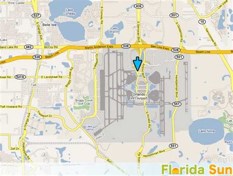 Orlando Airport Car Rental Map - Fayre Jenilee