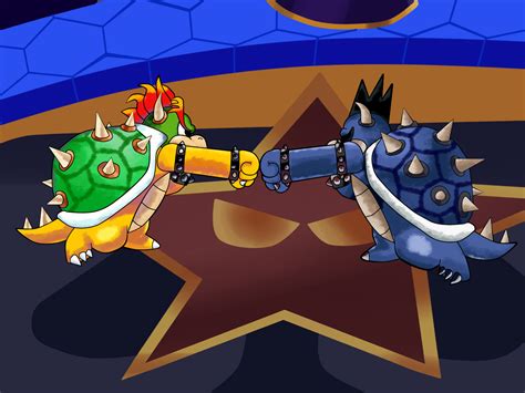 Bowser Vs Dark Bowser by JunioLudwig on DeviantArt