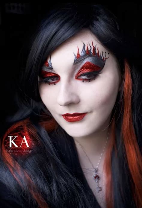 Makeup Ideas For Female Devil | Saubhaya Makeup